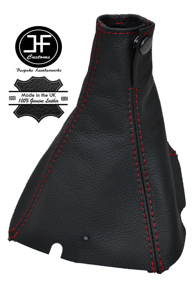RED STITCH LEATHER 6 SPEED MANUAL GEAR GAITER FITS SUBARU IMPREZA WRX 01-05