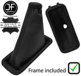 BLACK STITCH LEATHER AUTOMATIC GEAR + PLASTIC FRAME FOR VAUXHALL OMEGA C 99-03