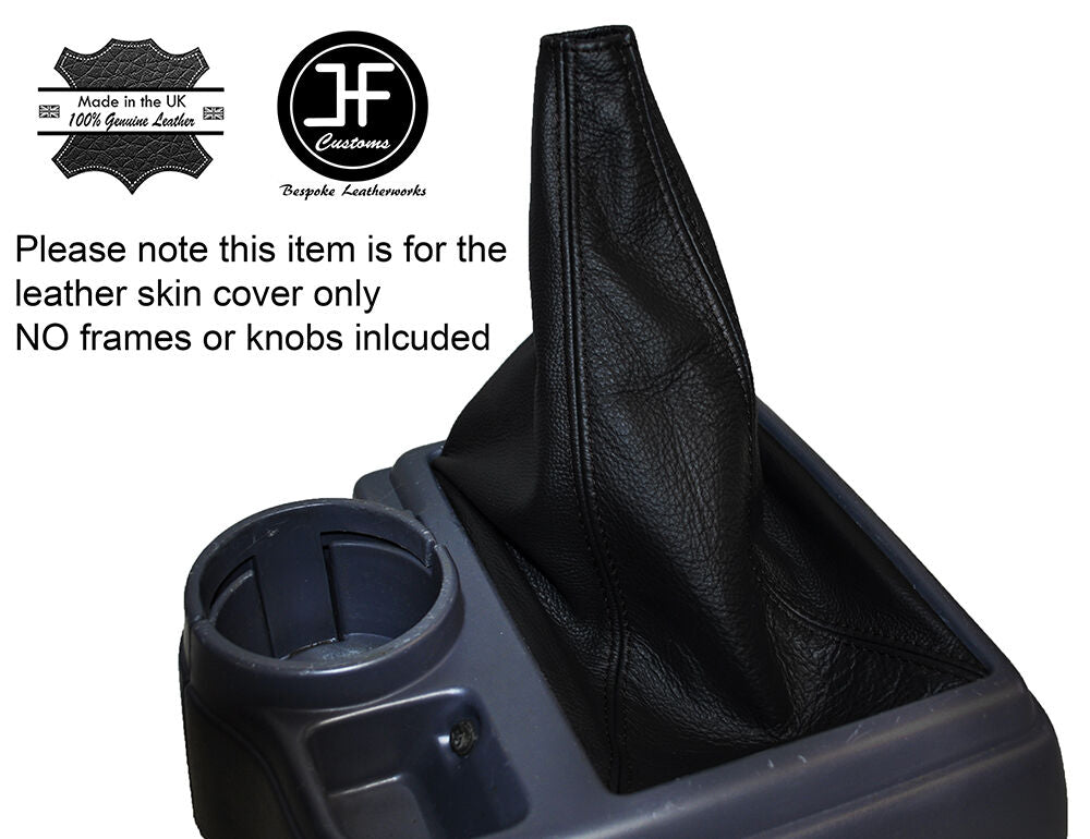BLACK STITCH LEATHER GEAR GAITER SHIFT BOOT FITS TOYOTA TACOMA 2WD 98-00