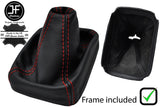 RED STITCH LEATHER MANUAL GEAR+PLASTIC FRAME FITS HONDA HONDA PRELUDE 92-96