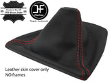 RED STITCH TOP GRAIN LEATHER MANUAL GEAR GAITER FOR BMW E90 E91 E92 E93 06-13