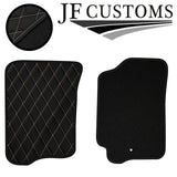 CREAM DIAMOND VINYL 4X TAILORED FLOOR CARPET FOR SUBARU IMPREZA 93-00 JF1