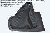 blue stitch FITS HONDA CIVIC VTI-S MB6 B18C4 SALOON 96-00 LEATHER GEAR GAITER