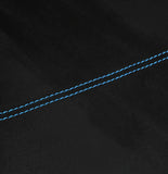 FOR FORD SIERRA COSWORTH RS 4X4 90-92 L BLUE STITCH SUEDE GEAR SURROUND + FRAME