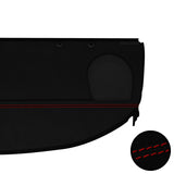 D RED STITCH LUXE-SUEDE REAR PARCEL SHELF COVER FOR BMW E46 SALOON 98-05