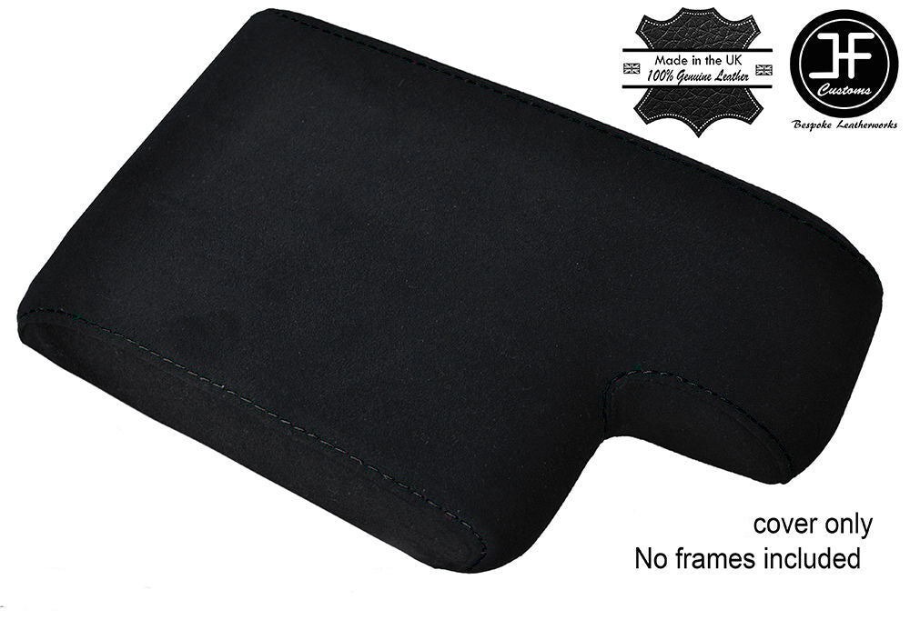 BLACK STITCHING PU SUEDE ARMREST COVER FITS BMW 3 SERIES E36 1991-1999
