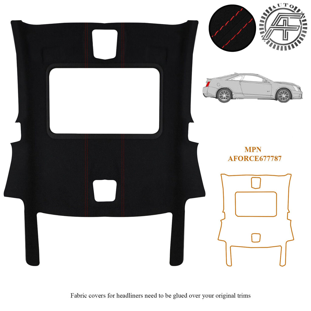 LUXE SUEDE HEADLINER WITH SUNROOF FITS CADAILLAC CTS-V 12-15 CUSTOM NEW