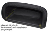 yellow stitch FITS ROVER 200 25 MG ZR 95-05 DASH POCKET LEATHER COVER ONLY