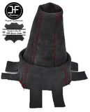 RED STITCH FOR HONDA CIVIC FN2 TYPE R 2007-2013 GEAR GAITER GRAPHITE SUEDE
