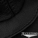 FITS FORD ESCORT MK1 MK2 BLACK STITCH LEATHER GEAR GAITER RUBBER REPLACEMENT