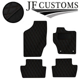 D BROWN DIAMOND STITCH VINYL 4X TAILORED FLOOR CARPETS FOR CITROEN DS4 10-18 JF1