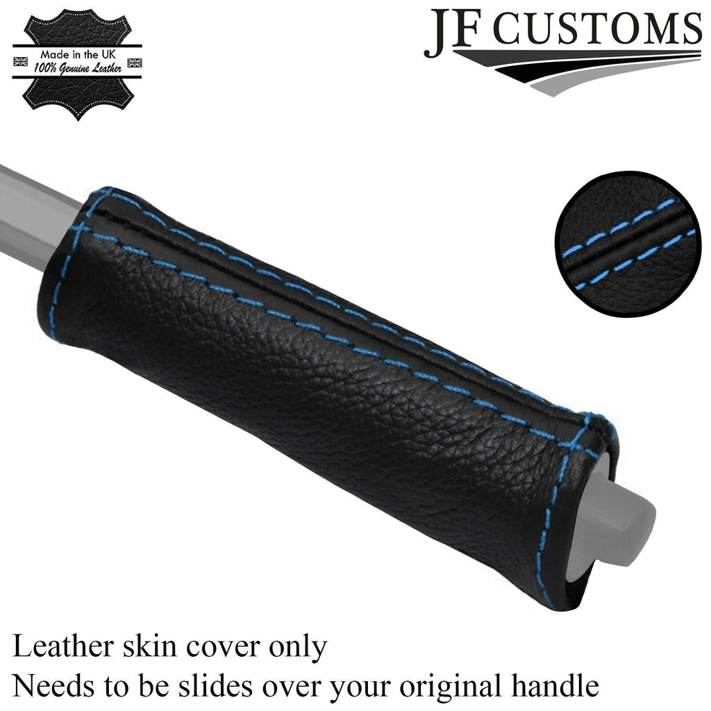 LIGHT BLUE STITCH HANDBRAKE HANDLE SKIN COVER FITS DATSUN 240Z 260Z 280Z