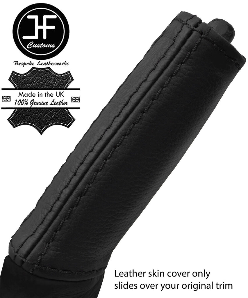BLACK & BLACK STRIPE HANDBRAKE HANDLE COVER FOR MITSUBISHI 3000GT GTO 1990-2000