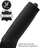 BLACK & BLACK STRIPE HANDBRAKE HANDLE COVER FOR MITSUBISHI 3000GT GTO 1990-2000