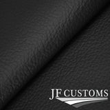 D GREY ITALIAN LEATHER 4X DOOR CARD COVER FOR LANCIA BETA VOLUMEX COUPE