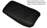 YELLOW STITCH ARMREST LEATHER SKIN COVER FITS ALFA ROMEO GTV SPIDER 916 PHASE 2