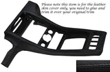BLACK STTICH CENTER CONSOLE LEATHER SKIN COVER FITS PORSCHE 928 S S2 S4 90-95