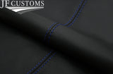 BLUE STITCH 2X DOOR CARD KIT LEATHER COVERS FITS MERCEDES SLK R171 04-11