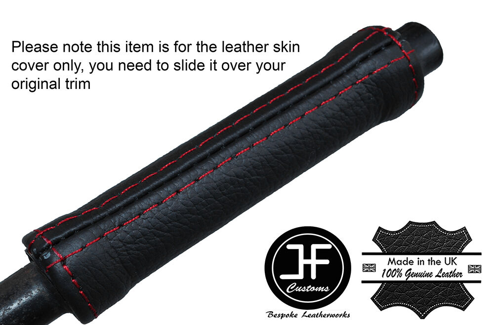 RED STITCH HANDBRAKE HANDLE LEATHER COVER FITS MG MGB GT 1800 CLASSIC CUSTOM NEW