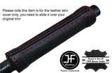RED STITCH HANDBRAKE HANDLE LEATHER COVER FITS MG MGB GT 1800 CLASSIC CUSTOM NEW