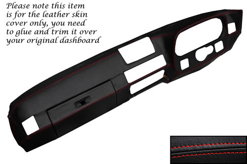 RED STITCH FITS PORSCHE 924 75-88 & 944 81-85 DASH DASHBOARD LEATHER COVER ONLY