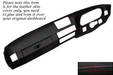 RED STITCH FITS PORSCHE 924 75-88 & 944 81-85 DASH DASHBOARD LEATHER COVER ONLY