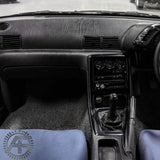 FITS NISSAN SKYLINE R32 GTR 89-94 BLACK STITCH LEATHER GLOVEBOX COVER CUSTOM NEW