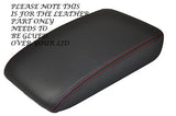 RED STITCH FITS TOYOTA HILUX 4 RUNNER SURF 96-02 GREY ARMREST LEATHER COVER ONLY