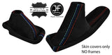 RED & TRI STITCH AUTOMATIC REAL SUEDE GEAR&HANDBRAKE GAITER FOR BMW E46
