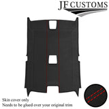 RED STITCH D GREY SUEDE HEADLINER NON SUNROOF COVER FOR BMW E92 COUPE JF2