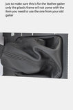 black stitch FITS CITROEN XM MK1 AUTOMATIC LEATHER GEAR GAITER CUSTOM NEW
