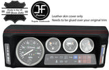 RED STITCH SPEEDO SURROUND TOP GRAIN LEATHER COVER FITS DEFENDER 90 110 83-06