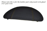 YELLOW STITCH DASHBOARD BINNACLE LEATHER SKIN COVER FITS LOTUS ELAN M100 89-95