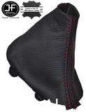 RED STITCHING REAL LEATHER MANUAL GEAR GAITER FITS AUDI A1 2010-2016 CUSTOM NEW
