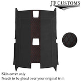 DSG2 D RED STITCH D GREY LUXE SUEDE HEADLINER COVER FOR BMW E92 COUPE 06-13 JF2