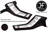 RED STITCH CENTER CONSOLE REAL SUEDE COVER FITS PORSCHE 928 90-95 STYLE 3