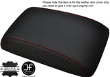 RED STITCHING ARMREST LID LEATHER COVER FITS HYUNDAI SANTA FE 2006-2012