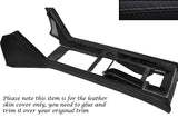 BLACK STITCH CENTRE CONSOLE LEATHER SKIN COVER FITS ROVER SD1 3500 2600 2300