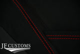 RED STITCH 2X FRONT DOOR TRIM KIT LEATHER COVERS FOR SMART FORTWO 451 07-14