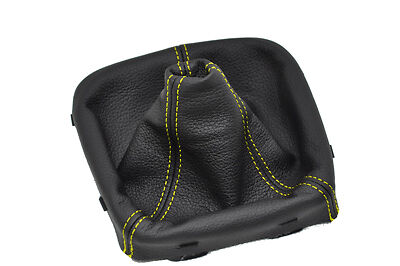 YELLOW STITCH FITS OPEL HOLDEN VAUXHALL ASTRA MK5 H AH 2005-2009  GEAR GAITOR