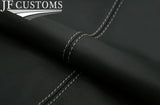 L GREY STITCH LEATHER 2X DASH END TRIM COVER + FRAMES FITS PORSCHE 911 997 05-12