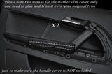 WHITE STITCH 2X DOOR CARD TRIM LEATHER COVERS FITS AUDI A3 8P 03-12 3DR STYLE 1