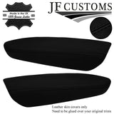BLACK STITCH ITALIAN LEATHER 2X REAR DOOR ARMREST COVER FOR HONDA ACURA TL 04-08