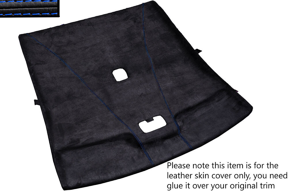 BLUE STITCH ROOF HEADLINING LUXE SUEDE SKIN COVER FITS NISSAN SKYLINE R33 93-98