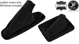 SAND & TRI STITCH FOR BMW 3 SERIES E46 99-05 AUTOMATIC GEAR-HANDBRAKE SET SUEDE