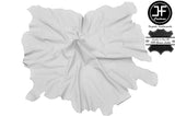 LARGE WHITE LEATHER FULL 40 SQ FT HIDE QUALITY TOP GRAIN GENUINE LEATHER