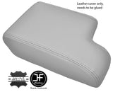SILVER GREY LEATHER ARMREST COVER FITS BMW 3 SERIES E36  1992-1999 CUSTOM NEW