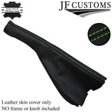 GREEN STITCHING FITS VW GOLF 3 Mk3 HANDBRAKE 1991-1998 GAITER LEATHER CUSTOM NEW