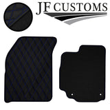 BLUE DIAMOND STITCH VINYL 4X TAILORED FLOOR CARPETS FOR SUZUKI SX4 MK1 06-13