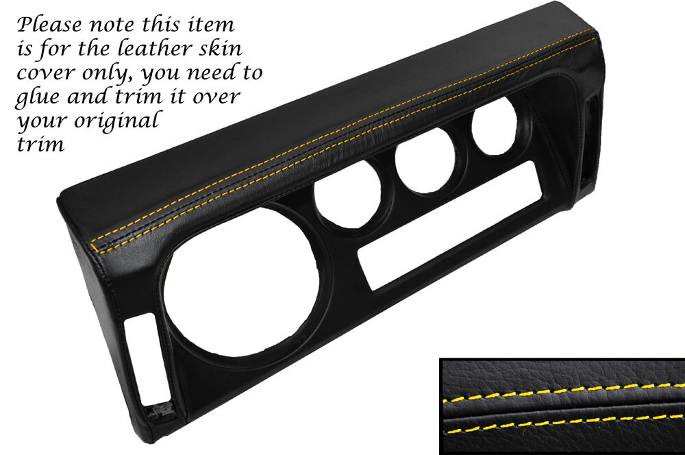 YELLOW STITCH SPEEDO SURROUND SKIN COVER FITS LAND ROVER DEFENDER 90 110 83-06